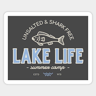 Lake Life Fishing Summer Camp Magnet